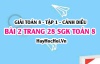 Giải bài 2 trang 28 Toán 8 Tập 1 SGK Cánh Diều